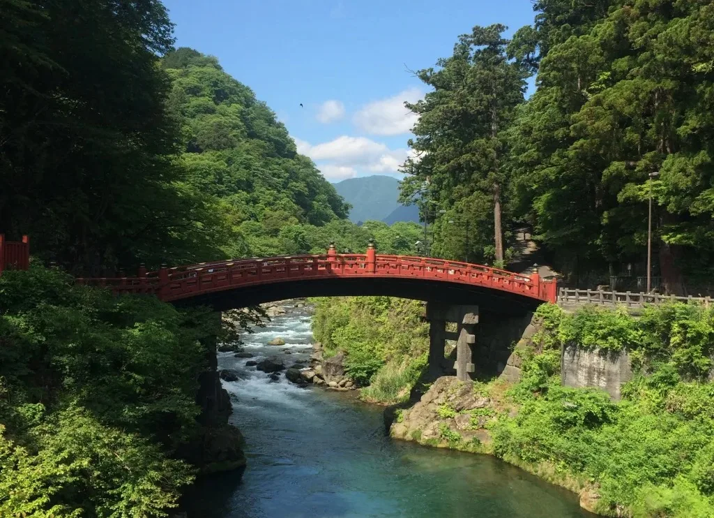 cycling route connecting Nikko world heritage sites